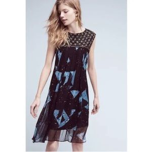 Moulinette Soeurs Anthropologie Lydia Beaded Swing Dress